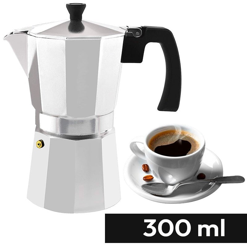 Cafetera Italiana 300ml: Aroma y Sabor de Café Tradicional en Casa + ENVIO GRATIS