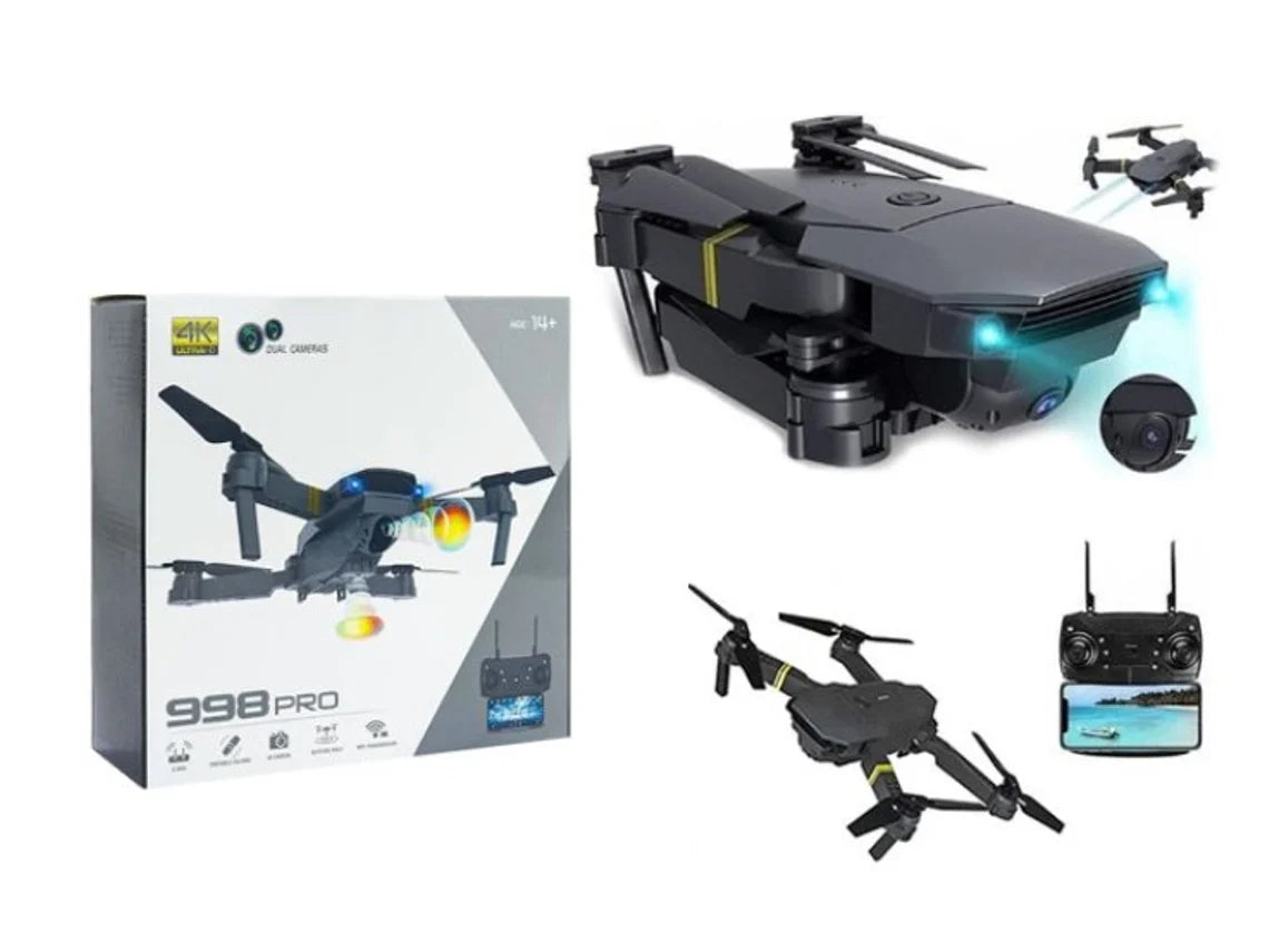 Drone 998PRO Doble Cámara: ¡Captura el Cielo! + ENVIO GRATIS