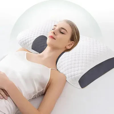 Almohada Cervical Ergonómica: Despierta Sin Dolor, Duerme Como Nunca + ENVIO GRATIS